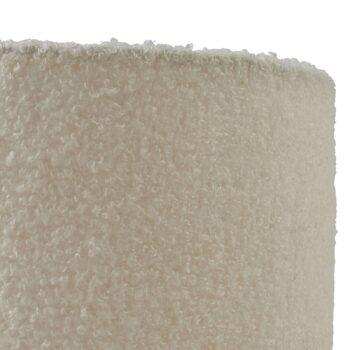 Stolná lampa Lindby Jone, biela, textil, 30 cm