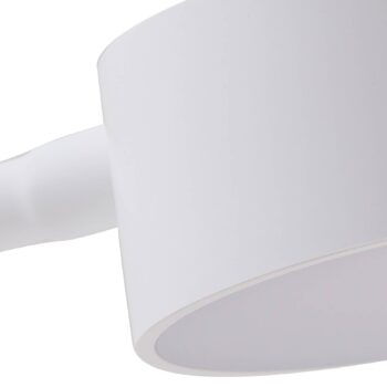 Stolná lampa Lindby LED Maori, biela, kov, CCT, stmievateľná