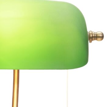 Stolná lampa Lindby Milenka, bronz, výška 38 cm, kov