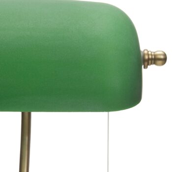 Stolná lampa Lindby Milenka, bronz, výška 38 cm, kov