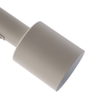 Stolná lampa Lindby Ovelia, béžová, kov, E27