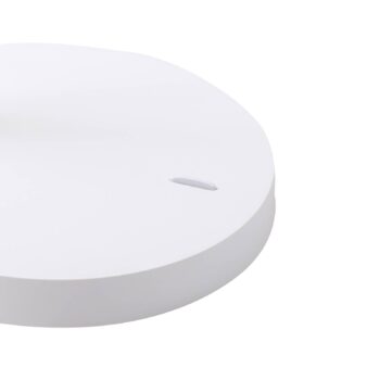 Stolná lampa Lindby Radka, biela, plast, GU10, ohybné rameno