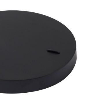 Stolná lampa Lindby Radka, čierna, plast, ohybné rameno