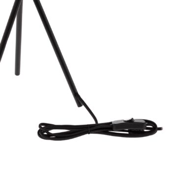 Stolná lampa Lindby Soula, Ø 26 cm, béžová, plast, E27