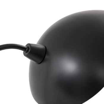 Stolná lampa Lucande Arvadon, čierna, kov, výška 42,75 cm