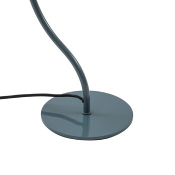 Stolná lampa Lucande Arvadon, modrá farba, kov, výška 42,75 cm