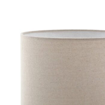 Stolná lampa Lucande Thalorin, 36,5 cm, čierna/biela, keramika