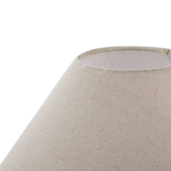 Stolná lampa Lucande Thalorin, výška 39 cm, hnedá, keramika