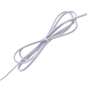 Stolná lampa Lucande Thalorin, výška 47 cm, biela, keramika