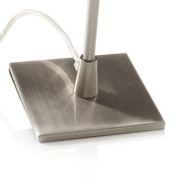 Stolná lampa Lucy Big s dotykovou funkciou, biela