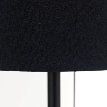 Stolná lampa Ludwig s USB portom čierna
