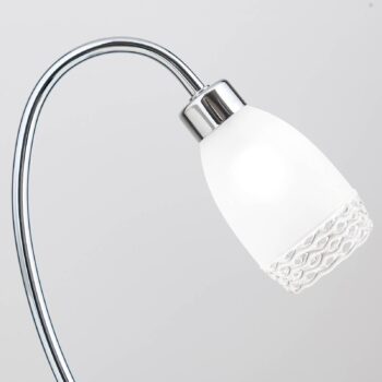 Stolná lampa MARISA 1-pl. sklenené tienidlo