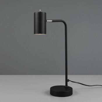 Stolná lampa Marley, čierna, výška 45 cm, kov