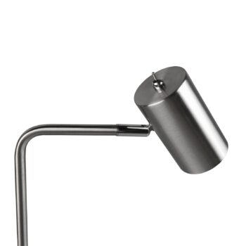 Stolná lampa Marley, nikel, výška 45 cm, kov