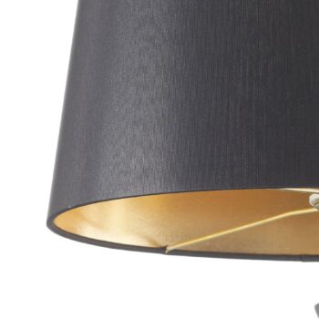 Stolná lampa Mary, keramika a chintz, výška 50 cm