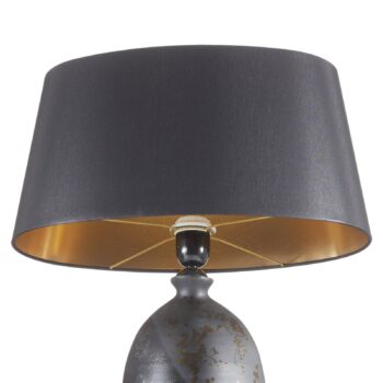 Stolná lampa Mary, keramika a chintz, výška 66 cm