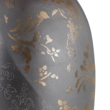 Stolná lampa Mary, keramika a chintz, výška 66 cm