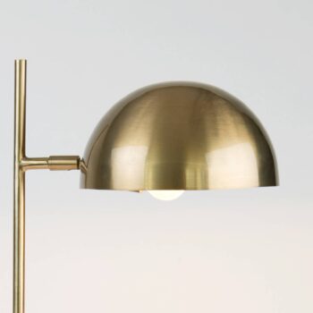 Stolná lampa Miro, zlatá farba, výška 58 cm, železo/mosadz