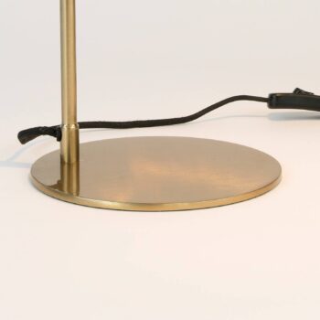 Stolná lampa Miro, zlatá farba, výška 58 cm, železo/mosadz
