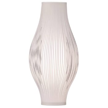 Stolná lampa Murta, 71 cm, biela