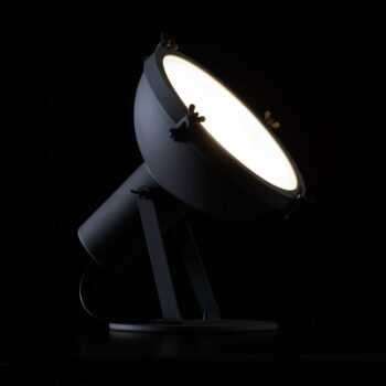Stolná lampa Nemo Projecteur 365, polnočná modrá