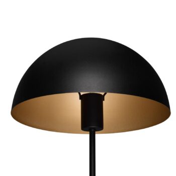 Stolná lampa Nola, výška 45 cm, čierna/zlatá
