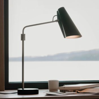 Stolná lampa Northern Birdy Swing čierna/mosadz
