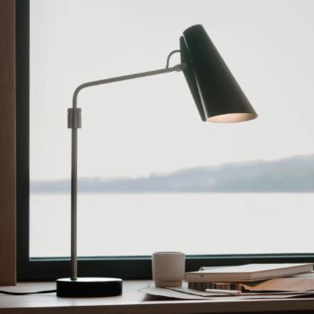 Stolná lampa Northern Birdy Swing čierna/oceľ