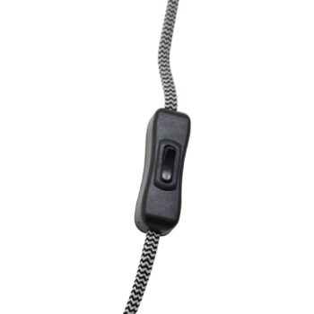 Stolná lampa Nové, nastaviteľná, čierna