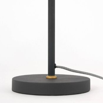 Stolná lampa Nové, nastaviteľná, čierna