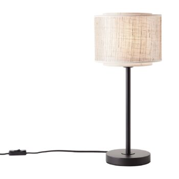 Stolná lampa Odar s bambusom