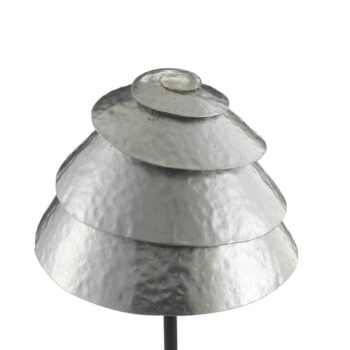 Stolná lampa Snail One v strieborno-hnedej