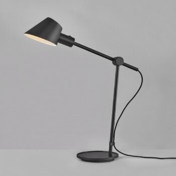 Stolná lampa Stay Long, čierna