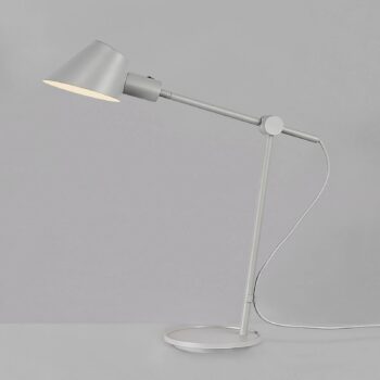 Stolná lampa Stay Long, sivá