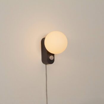 Stolná lampa Tala Hliník, guľa, stmievanie, antracit