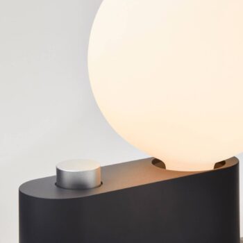 Stolná lampa Tala Hliník, guľa, stmievanie, antracit