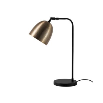 Stolná lampa Tattoo 5031, zlatá antická, kov, výška 52 cm