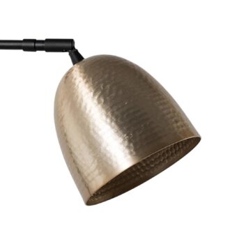 Stolná lampa Tattoo 5031, zlatá antická, kov, výška 52 cm