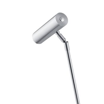 Stolná lampa Tom Pro LED, matný nikel, výška 47 cm, CCT, stmievač