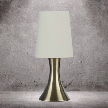Stolná lampa Touch 3922, mosadz antická