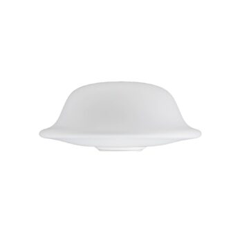 Stolná lampa UMAGE Butler so skleneným tienidlom, čierna základňa