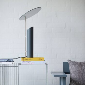 Stolná lampa VERPAN Reflect, sivá