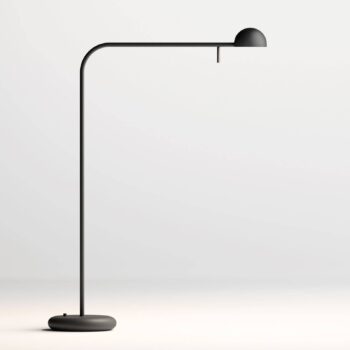 Stolná lampa Vibia Pin 1655 LED, dĺžka 40 cm, čierna