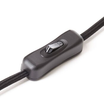 Stolná lampa Woodrow, rukoväť, ratan, svetlohnedá