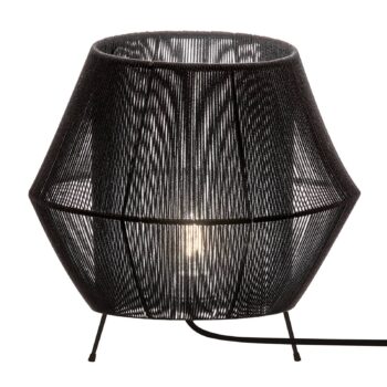 Stolná lampa Zaira v čiernej