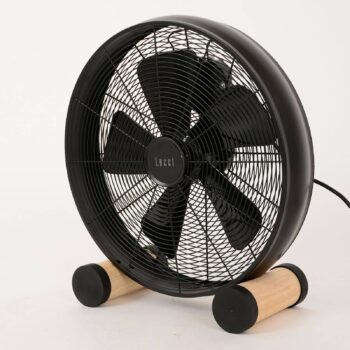 Stolný ventilátor Beacon Breeze, čierny/pepel Ø 41 cm, tichý
