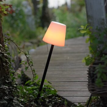 Stolová LED Keno, hrot, šnúrový vypínač, batéria