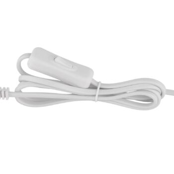Stolová LED lampa Belinda, biela, výška 33 cm, kov