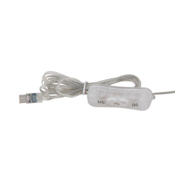Stolová LED lampa Brondar jednorožec, červená, výška 26 cm