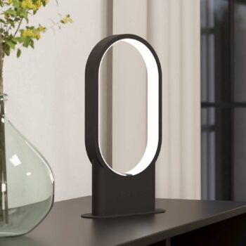 Stolová LED lampa Codriales, čierna
